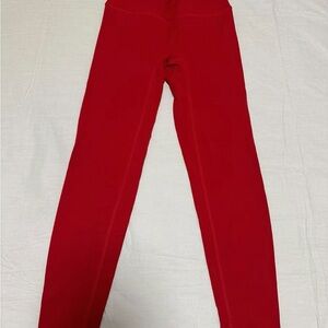Women's Red Leggings